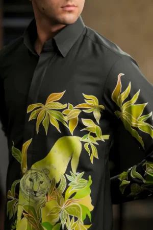 Black Painted Shirt