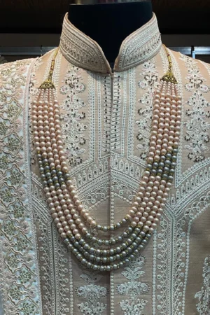Shahi Pearl Embroidered Sherwani