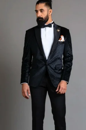 Men's Formal Patterned Tuxedo