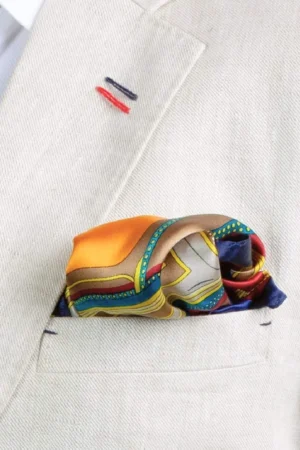 Luxury Print Pocket Square