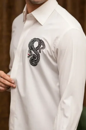 White Designer Shirt