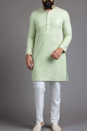 Soothing Green Kurta