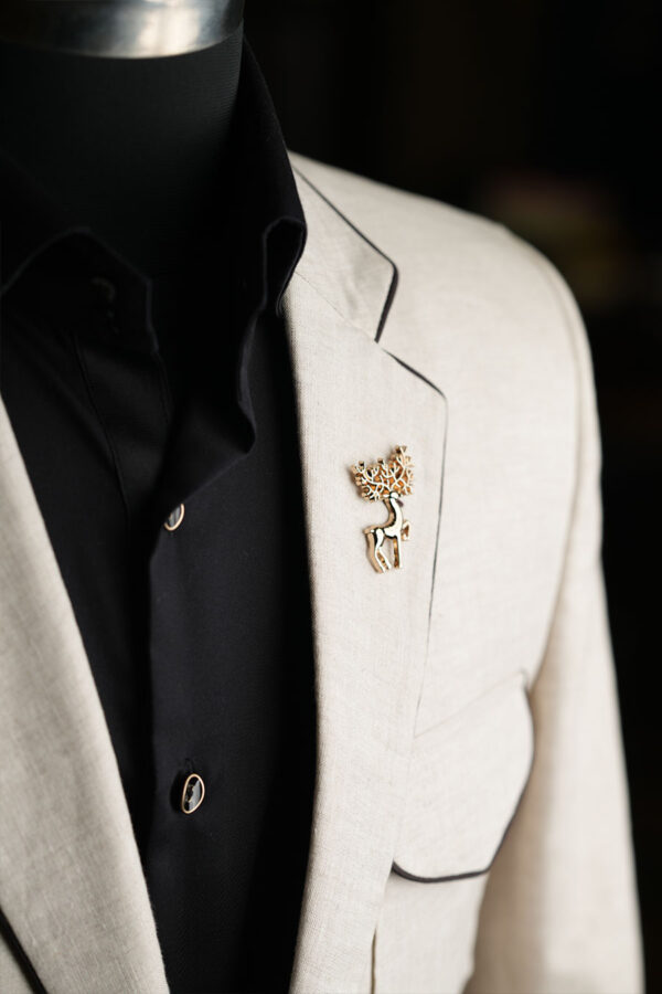 Swamp Deer Brooch for Mens and Boys